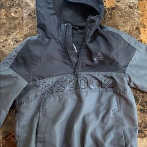 Reebok boys 5/6 quarter zip up windbreaker